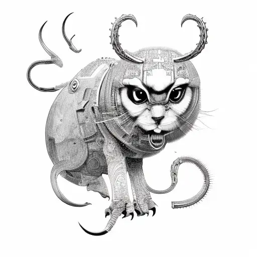 Friendly And Good Looking Animal With Some Machanical Parts