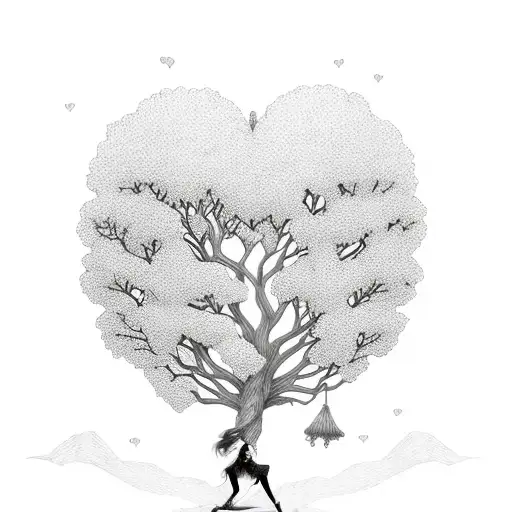 Tree Heart Girl