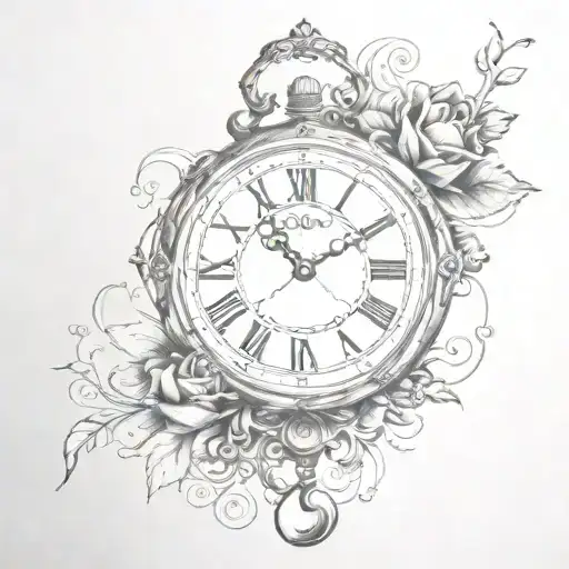 Clock And Heart And Name