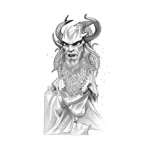 A Demon With Horns