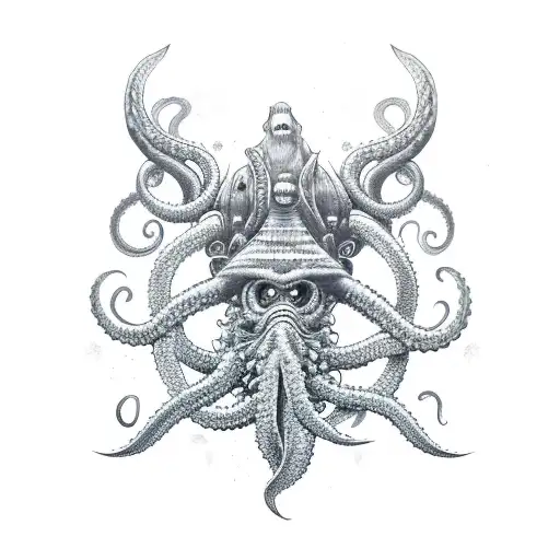 Kraken Like Military Chevron