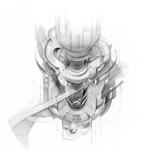 Abstract Lines On Arm