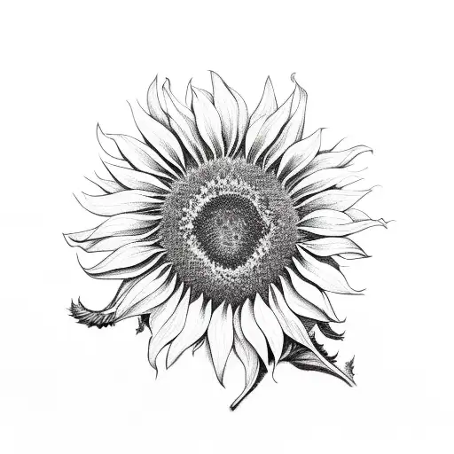 Sunflower And Pistol