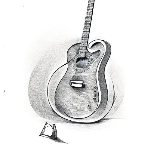 Guitar With Number 22