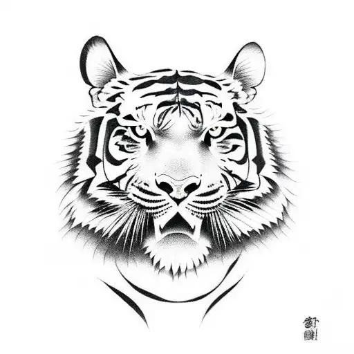 Traditional Japanese Tiger