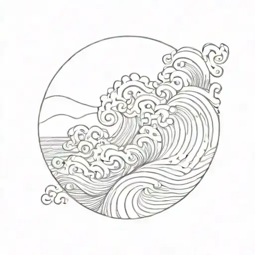 Background Pattern Waves