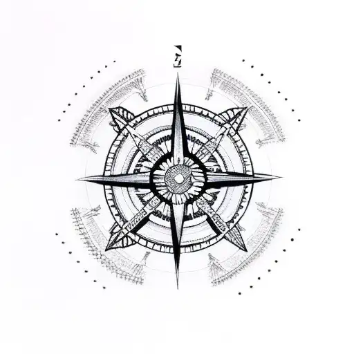 Indigenous Woman Compass Roses