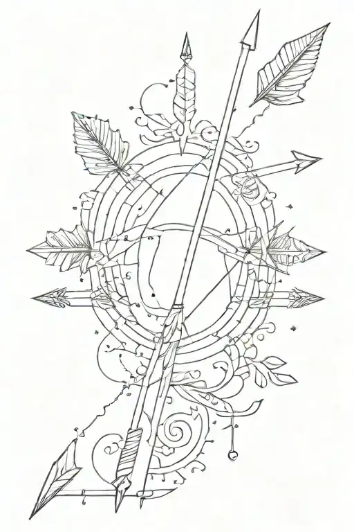 Simple One Arrow Sexy Dainty Feminine Minimal