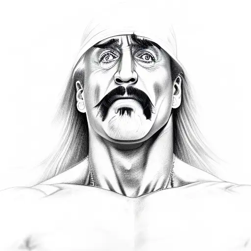 Hulk Hogan In A Submissive Pose