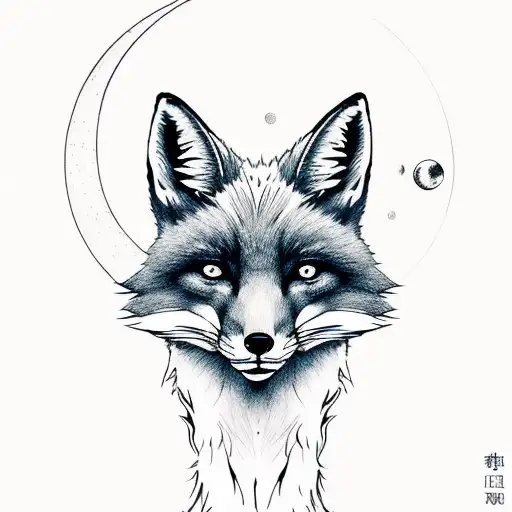 Fox And Moon