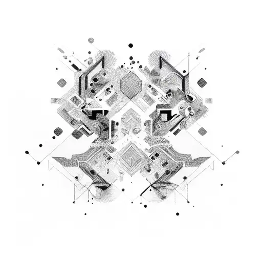 Abstract Emo Pattern