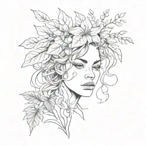 A Plant Becoming A Girl