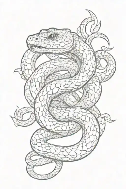 A Mystical Snake With Money Symbols As Scales Adorned In Armor