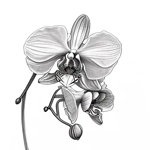 Orchid With The Words I Love You Always