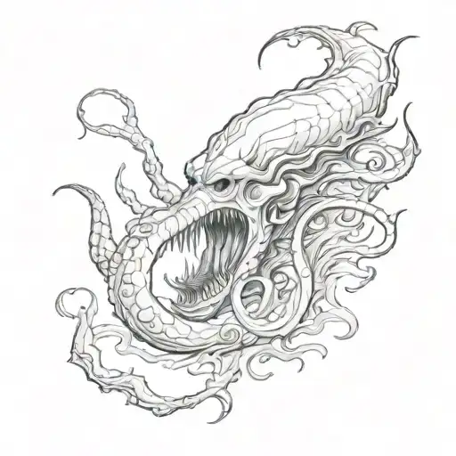 Kraken Eating Shoulder