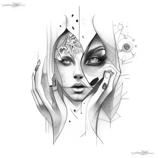 Dark Feminine Wrap Around Arm