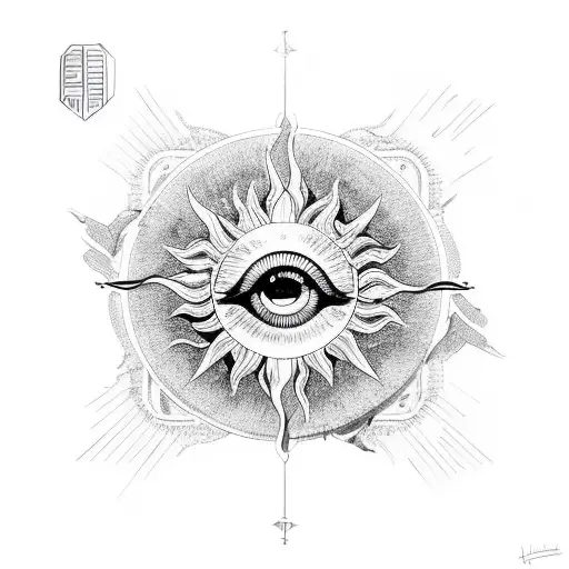 Hand Crushing Sun Eye Of Ra