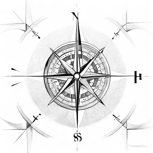 Compass And Hourglass