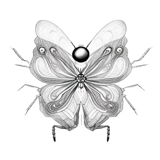 Spider Shaped Like A Butterfly