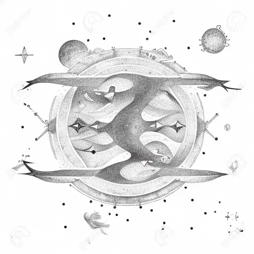 Pisces Constellation With Date 13