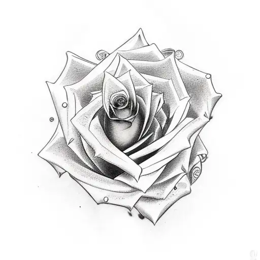 626 Rose Design Tatto On Arm Merging With Atl