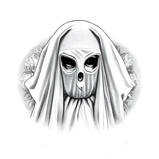 Ghostface On Virgin Mary