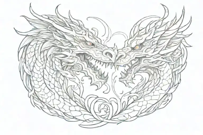 Two Dragon Roar Kiss