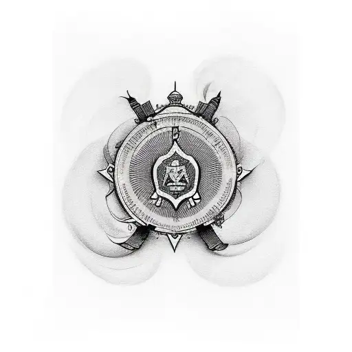 Design A Tattoo That Symbolizes The Client's Dedication As A Police Officer