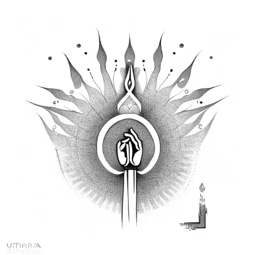 Uttara Bodhi Mudra Hand Symbol