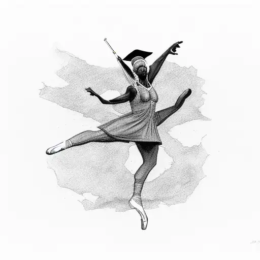 Kanye's Graduation Bear But As The Mbdtf Ballerina