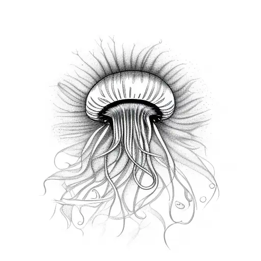 Jellyfish That Has Mountain Tenticals