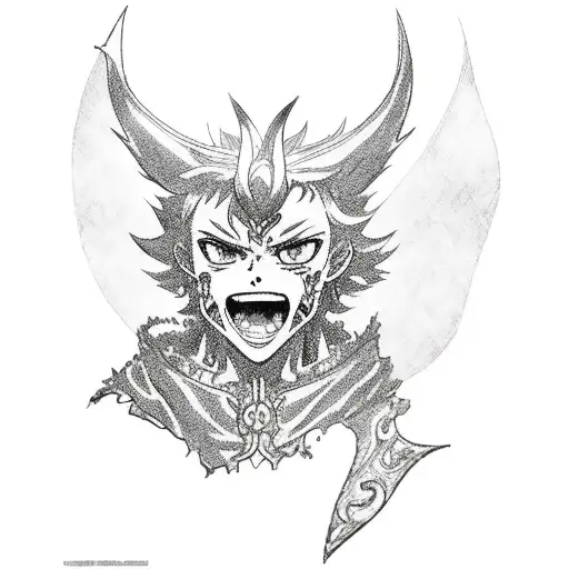 Asta From Black Clover Demon