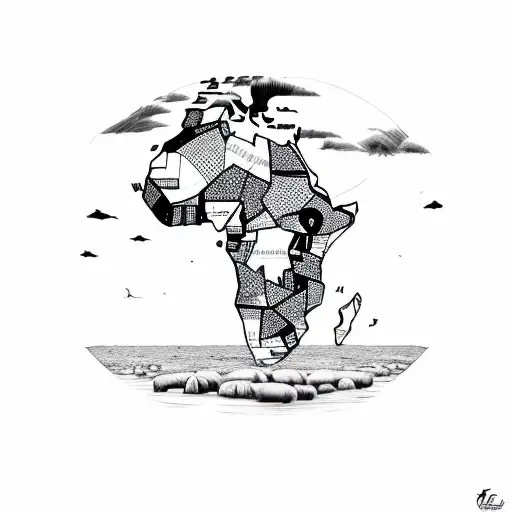 African Continent With African Vibe