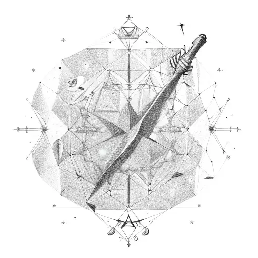 A Constellation Of The Sing Sagittarius With Sparkles Vertical