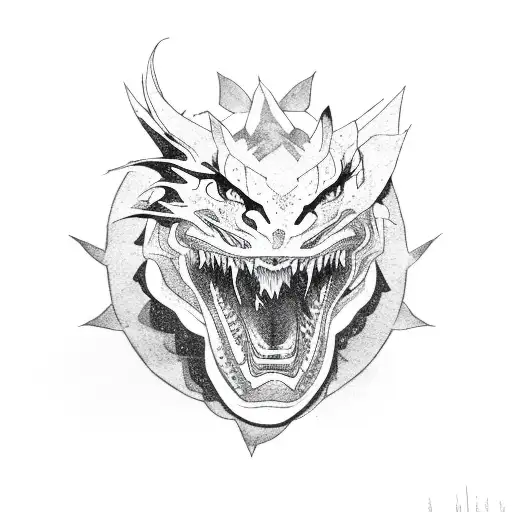 Dragon Tiger And Tree