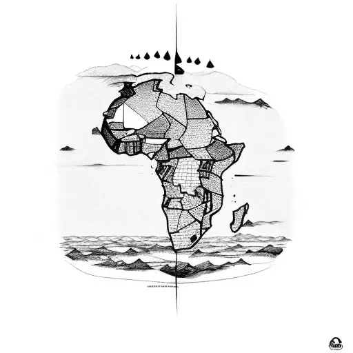 African Continent With African Vibe