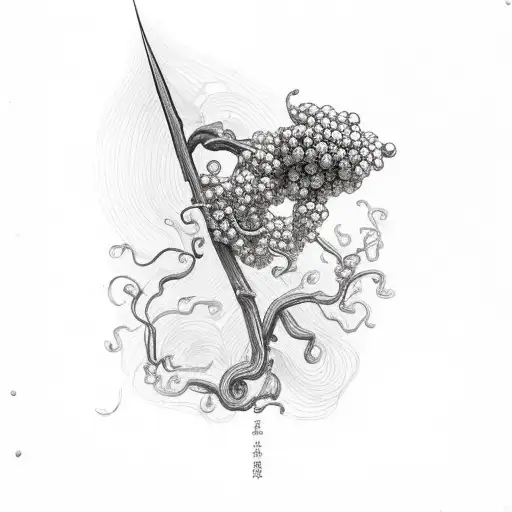 A Small Mustard Seed With A Grape Vine That Will Wrap Around