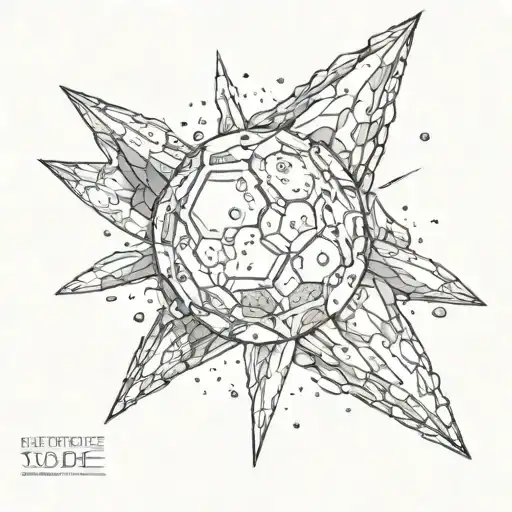 Meteorite Trought The Space