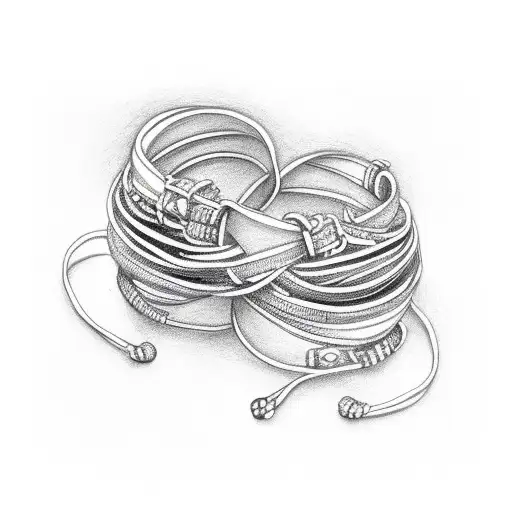 2 Intertwined Friendship Bracelets