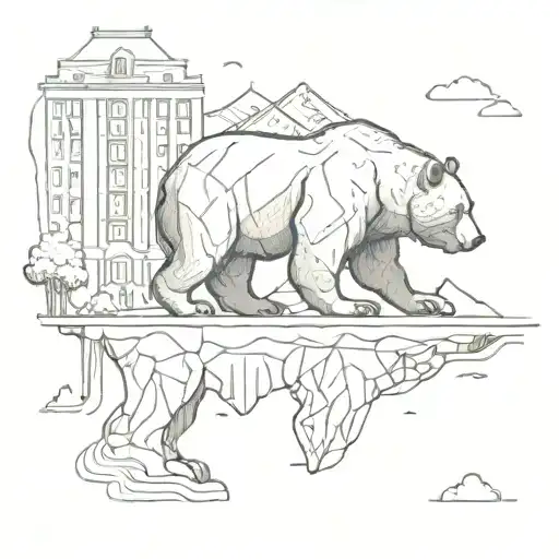 A Bear Exploring Different Landmarks From Around The World