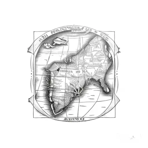 Arrow With Map Of Florida
