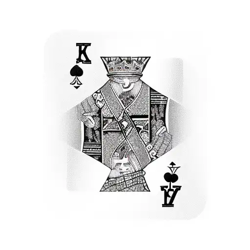 King Of Diamonds Poker Card