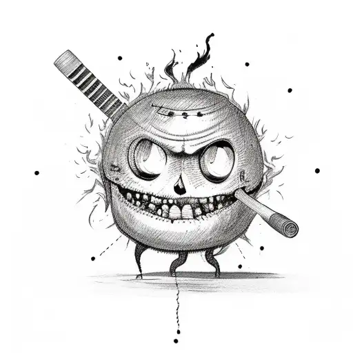 Lucille Baseball Bat & Burning Boats