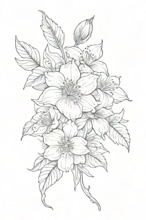 March April October Birth Flower Blooming