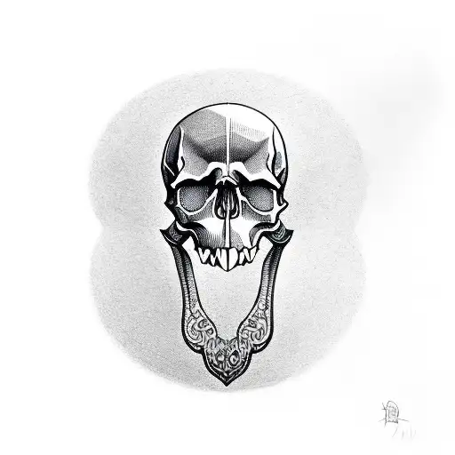 Skull With Shamrock Eye