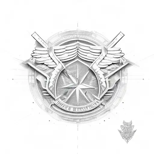 Military Angel Wings