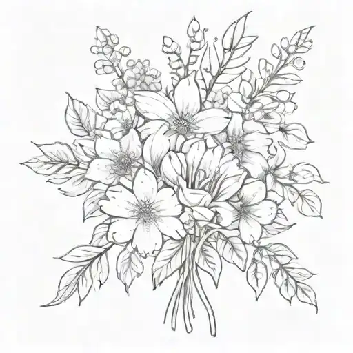 Birth Month Flower Bouquet