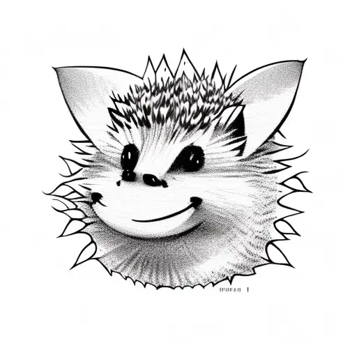 Hedgehog Fell In Love With Cactus