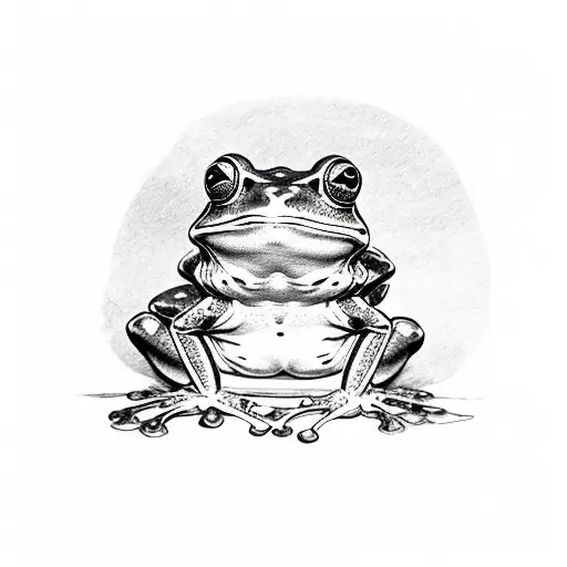 Frog In A Hotspring