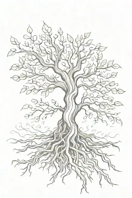 Tree Of Life With Roots